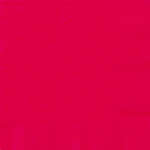 Tovaglioli drink Cm. 13x13 - Cf. 20 pz - Ruby Red