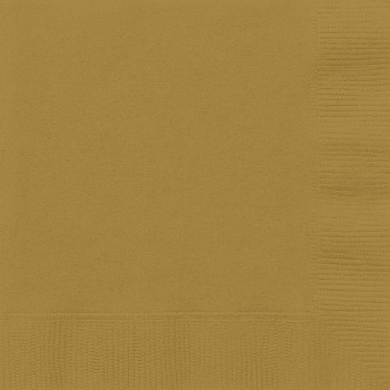 Tovaglioli drink Cm. 13x13 - Cf. 20 pz - Gold