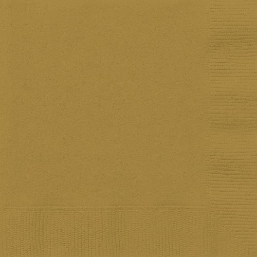 Tovaglioli drink Cm. 13x13 - Cf. 20 pz - Gold