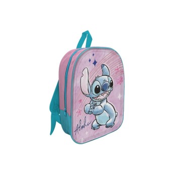 Zainetto asilo 3D - Stitch rosa