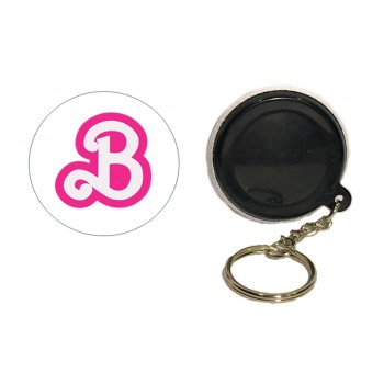 Set 6 portachiavi button Cm. 4,4 - Barbie B