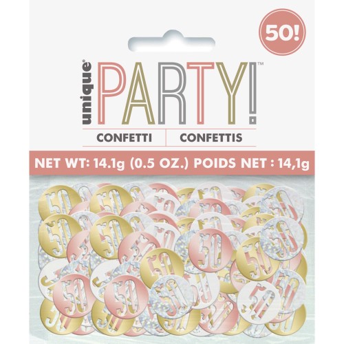Confetti decorativi 14gr - Glitz Rosa Gold - 50