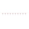 Festone bandierine pvc Glitz Rosa Gold Happy Birthday
