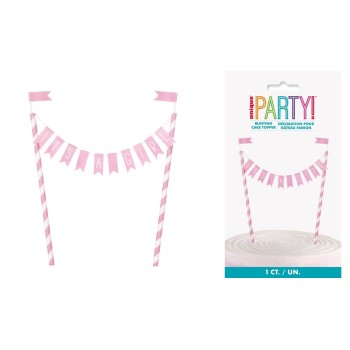 Topper per torta decorazione "It's a Girl"