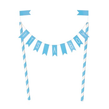 Topper per torta decorazione "It's a Boy" 2