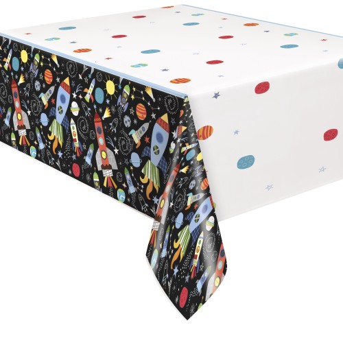 Tovaglia plastificata Cm. 137x213 - Outer Space