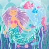 Tovaglioli carta Cm. 33x33 - Mermaid - Cf. 16 pz