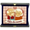 Targa con cofanetto rettangolare Cm. 23x18 - Festa dei nonni