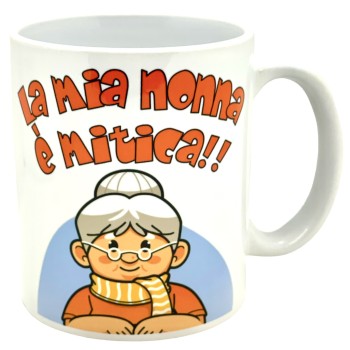 Tazza mug ceramica - La mia nonna è mitica!