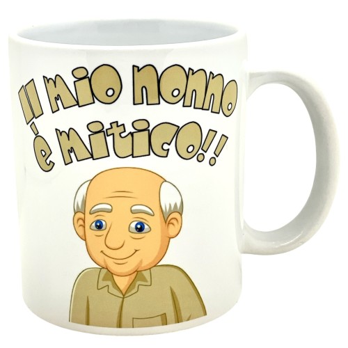 Tazza mug ceramica - Il mio nonno è mitico!