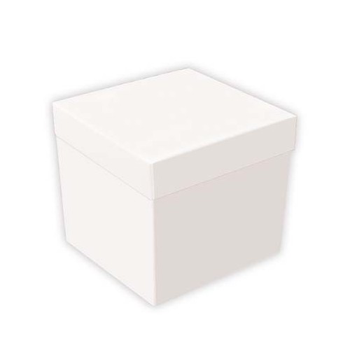 Scatola box Surprise per palloncini cm. 60x60x60 - Bianca