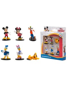 Kit decorazione torta 6 personaggi Disney Cm. 3-3,5 2