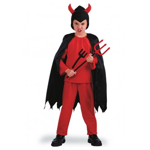 Costume diavoletto Tg. IV - 4/5 Anni - Cm. 114