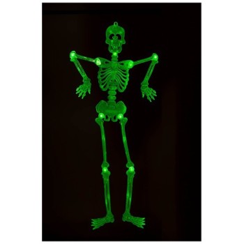 Scheletro piatto snodabile Glow in the Dark h.cm.90