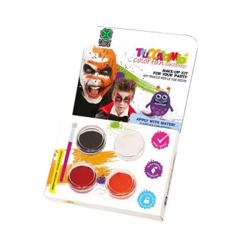 Kit truccabimbo ad acqua con pennello - Vampiro