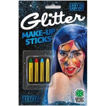 Set 4 matite glitter - Colori assortiti