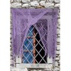 Tenda stracciona viola Cm. 200x75