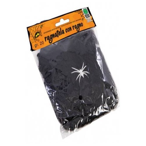 Ragnatela nera con ragno gr.20
