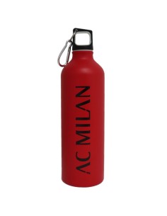 Borraccia alluminio 750 ML con moschettone - AC Milan