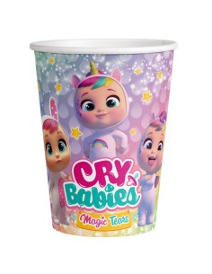 Bicchieri carta FSC - Confezione 8 pezzi - Cry Babies