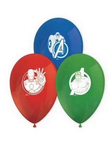 Palloncini in lattice grandi - Blister 8 pezzi - Avengers