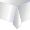 Tovaglia in plastica Cm. 137x274 - Argento metal