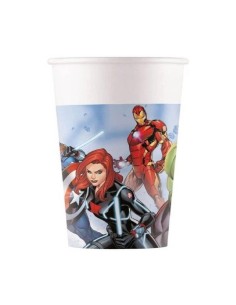 Bicchieri carta FSC - Confezione 8 pezzi - Avengers