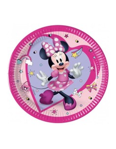 Piatti carta FSC Cm. 20 - Confezione 8 pezzi - Minnie