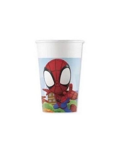Bicchieri carta FSC - Confezione 8 pezzi - Spidey