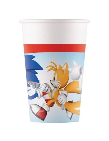 Bicchieri carta FSC - Confezione 8 pezzi - Sonic