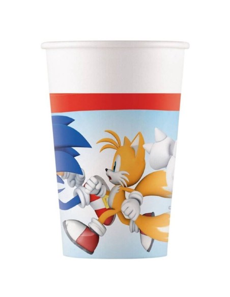 Bicchieri carta FSC - Confezione 8 pezzi - Sonic