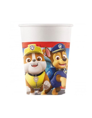 Bicchieri carta FSC - Confezione 8 pezzi - Paw Patrol