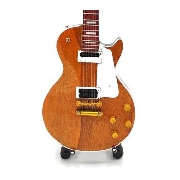 Chitarra da collezione replica in legno Cm. 28x9 con cavalletto