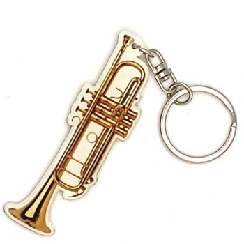 Portachiavi in acrilico strumenti musicali - Tromba