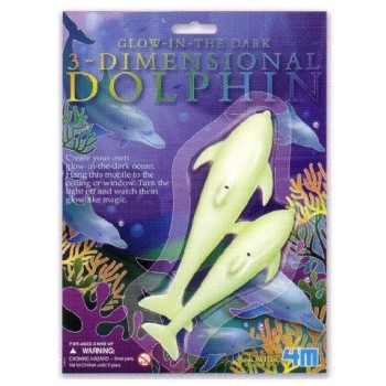 Delfini 3D fosforescenti da appendere