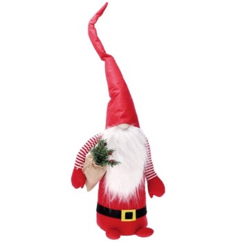 Folletto natalizio "Babbo Natale" Cm. 30x18x93