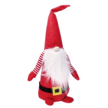 Folletto natalizio "Babbo Natale" Cm. 15x20x55