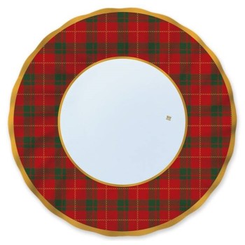 Piatti carta piani Cm. 30 - Confezione 6 pezzi - Tartan