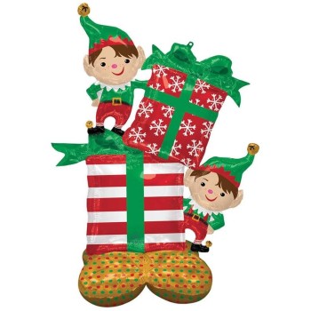 Palloncino Mylar Airloonz 53" - Elfi di Natale
