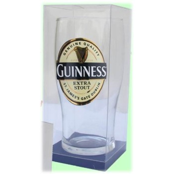 Bicchiere birra Guinness logo classico