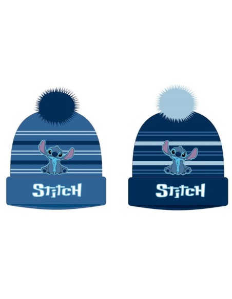 Cappello con pon pon Stitch