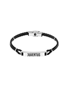 Bracciale in cordino e acciaio 316L FC Juventus
