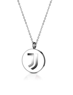 Medaglia in acciaio 316L con catena FC Juventus Cm. 50