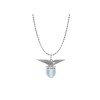 Medaglia in acciaio 316L con catena SS Lazio Cm. 55