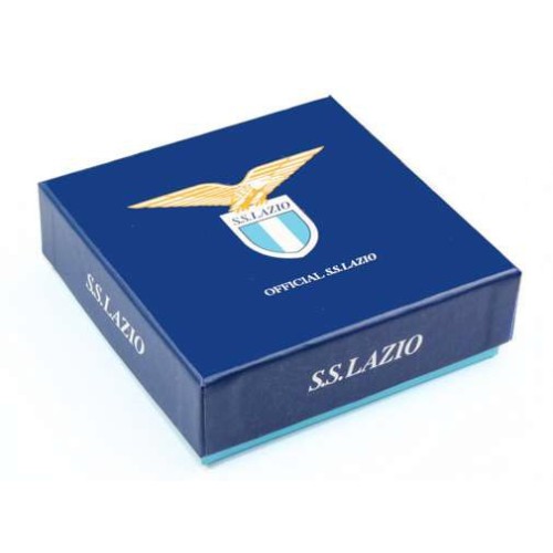 Medaglia in acciaio 316L con catena SS Lazio Cm. 55