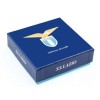 Medaglia in acciaio 316L con catena SS Lazio Cm. 55