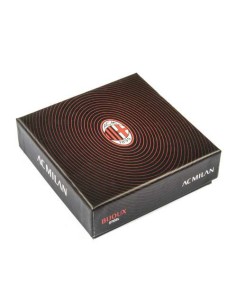 Bracciale in cordino e acciaio 316L AC Milan 2