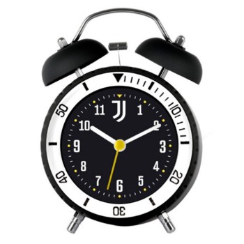 Sveglia al quarzo analogica moto continuo Cm. 9x14 FC Juventus