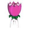 Candelina fiore musicale rosa