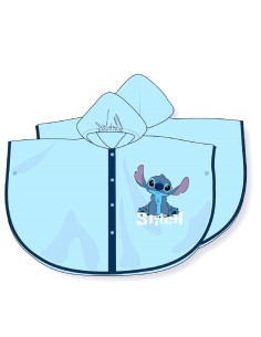 Mantellina poncho pvc con cappuccio - Stitch Boy - Tg. 3-4-6-8 Anni assortite